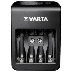 Зарядно за акумулаторни батерии VARTA Plug Charger+ с 4 батерии AA 2100 mAh и слот за 9V батерия