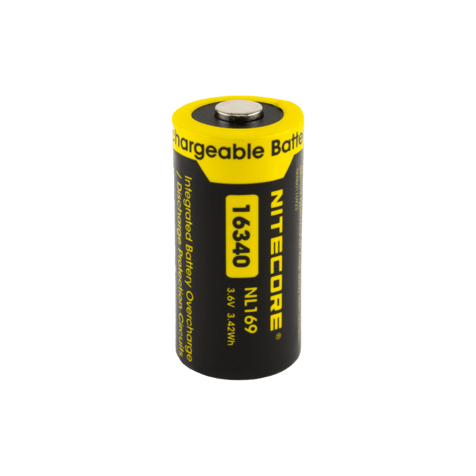 Rechargeable Battery CR123A Nitecore 16340 RCR123A 950 mAh 3.6V