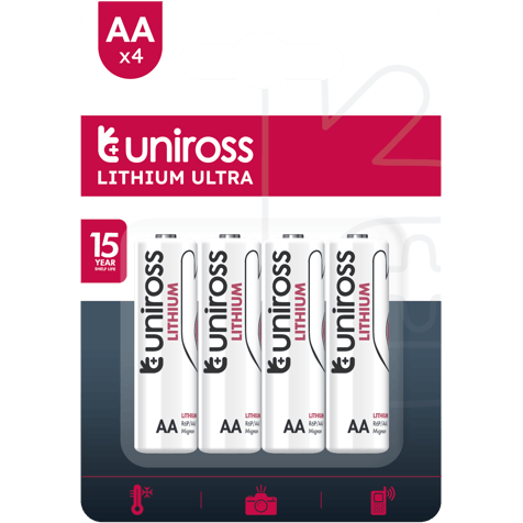 Литиеви батерии Uniross АА FR6