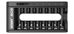 Charger for 8 AA / AAA Li-Ion and Ni-MH batteries - XTAR with USB Type-C