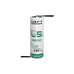 Батерия Saft LS14500-CNR 3.6V AA - 2600 mAh с пластини разнопосочни