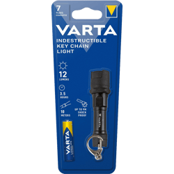 Varta Indestructible LED Keychain Flashlight with 1 AAA Battery