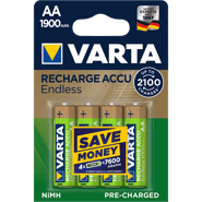 Акумулаторни батерии АА Varta Endless AA - 1900 mAh - 1.2V