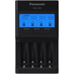 Професионално зарядно за 4 батерии АА/ААА Panasonic Eneloop Pro с LCD