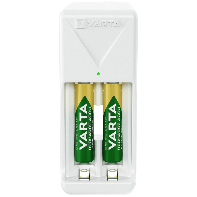 Мини зарядно за акумулаторни батерии VARTA с 2 батерии AAA 800 mAh