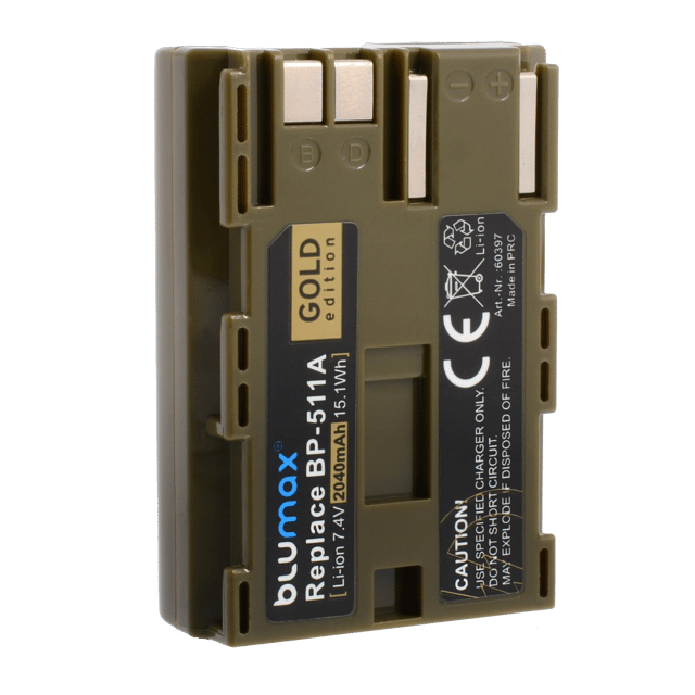 Батерия за видеокамера Canon BP-508, BP-511, BP-511A,  BP-512, BP-514 - 7.4V 2040 mAh