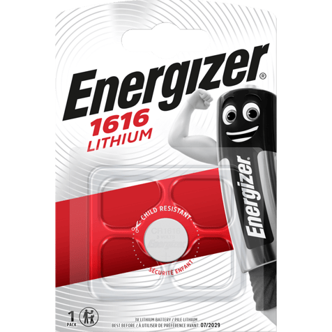 Lithium Battery CR1616 Energizer ECR1616 - 3V