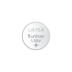 10 Алкални батерии AG5 LR754 Uniross LR754 AG5 - 1.55V
