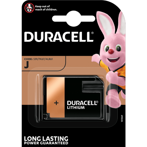 Alkaline battery 4LR61 J 7K67 6V Duracell
