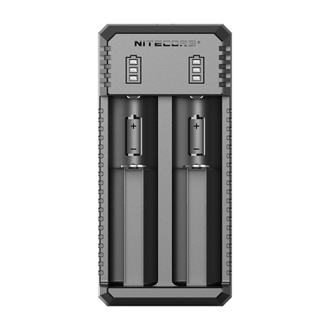 Преносимо USB зарядно за 2 литиево-йонни батерии NITECORE UI2 