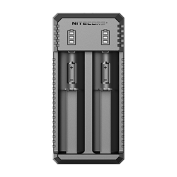 Преносимо USB зарядно за 2 литиево-йонни батерии NITECORE UI2 