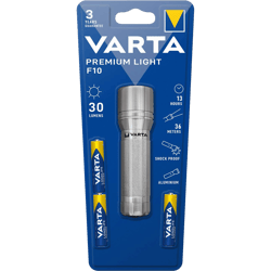 Mini Flashlight Varta Premium Light F10 LED with 3 AAA Batteries