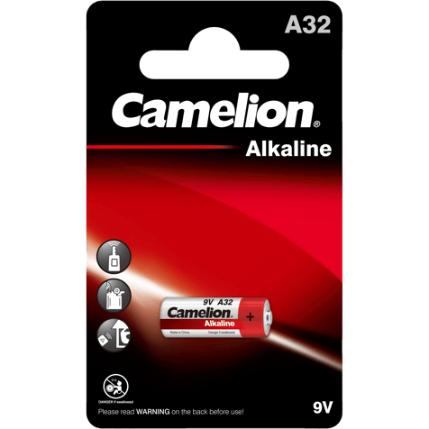 Alkaline Battery A32 Camelion LR32A - 9V