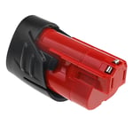 Батерия за Milwaukee M12 B3 XC M12 B4 XC - 12V 2000 mAh със Samsung елементи 