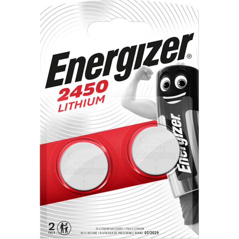 Lithium Batteries CR2450 Energizer ECR2450 - 3V