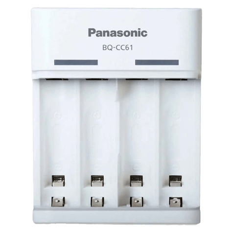 USB Зарядно за 2/4 батерии АА/ААА Panasonic Eneloop Basic