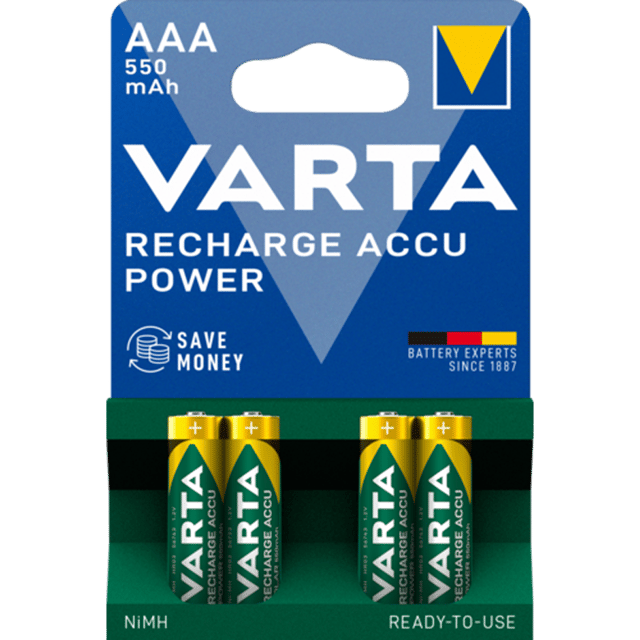 Акумулаторни батерии AAA Varta Phone AAA - 550 mAh