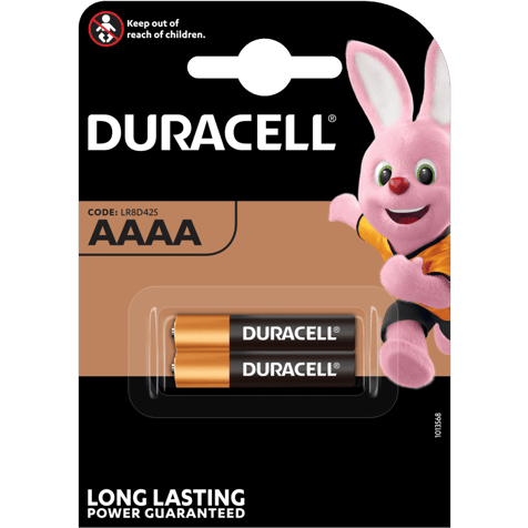 Duracell AAAA MX2500 1.5V Alkaline Batteries