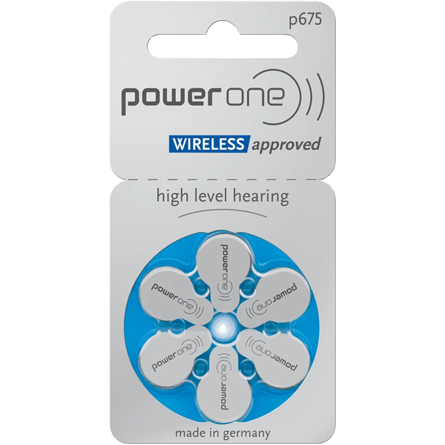 Батерии за слухов апарат 675 PowerOne P675 PR44