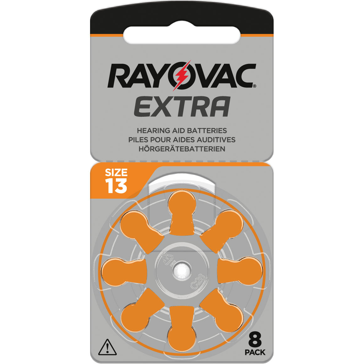 8 Батерии за слухов апарат 13 Extra Advance - Rayovac
