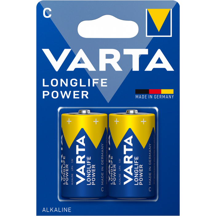 Alkaline Batteries LR14 C Longlife Power - Varta BL2