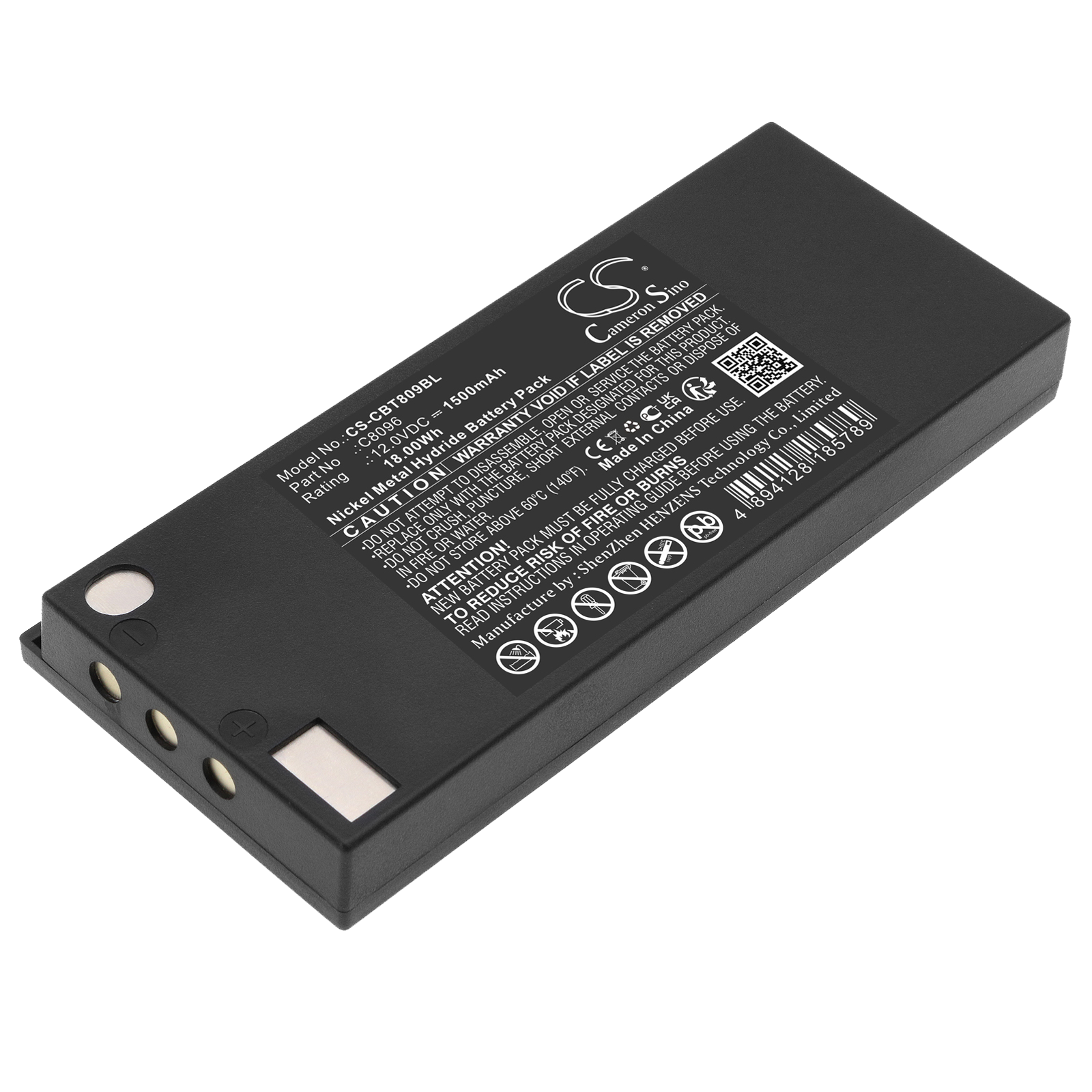 Battery for remote control Cattron Theimeg C8096 T01 - 12V 1500 mAh