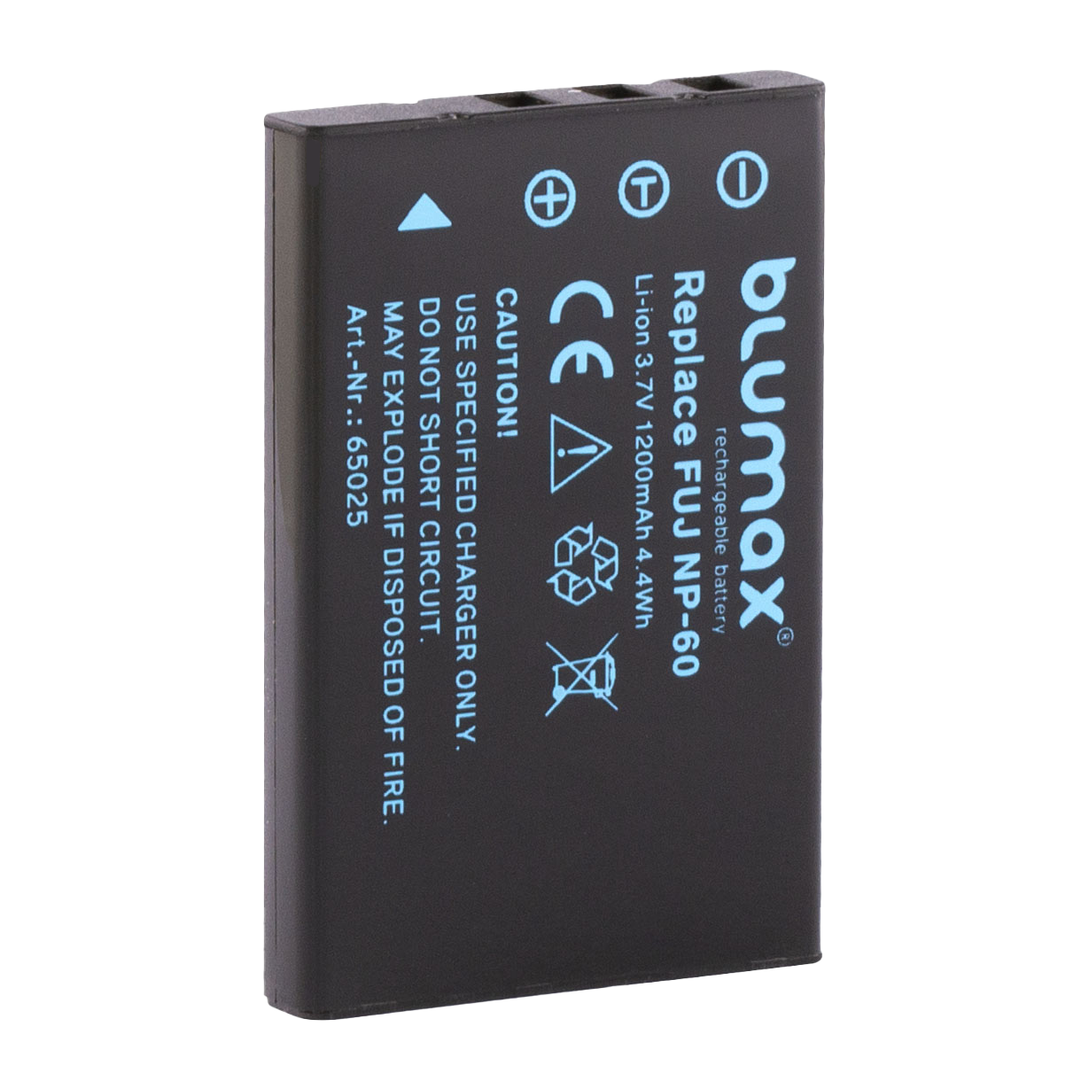 Camera Battery Fuji NP-60 - 3.7V 1200 mAh