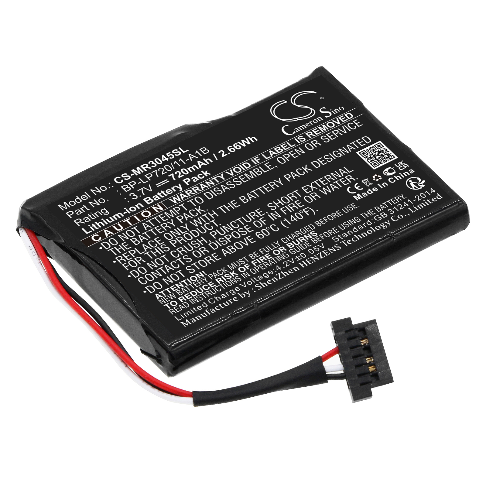 Battery for navigation Becker Ready 50 LMU