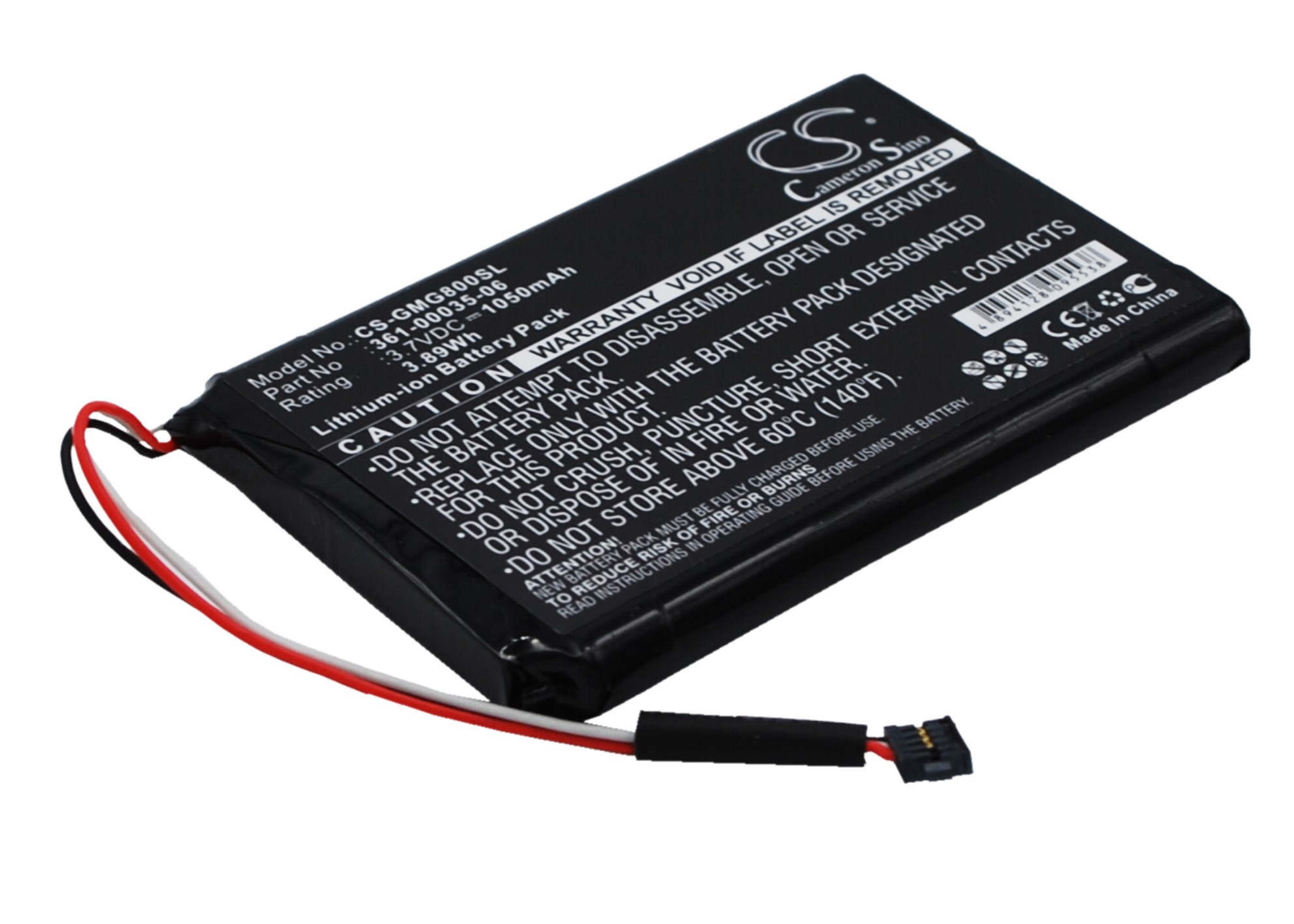 Battery for Garmin Approach G8 Navigation