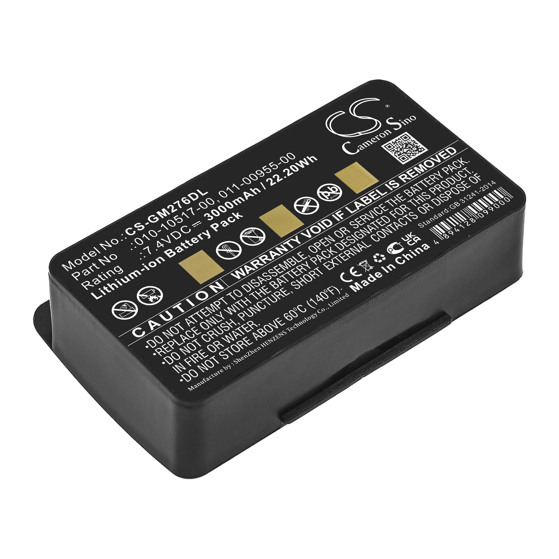 Battery for navigation Garmin GPSMAP478 GPSMAP 495 - 2200 mAH