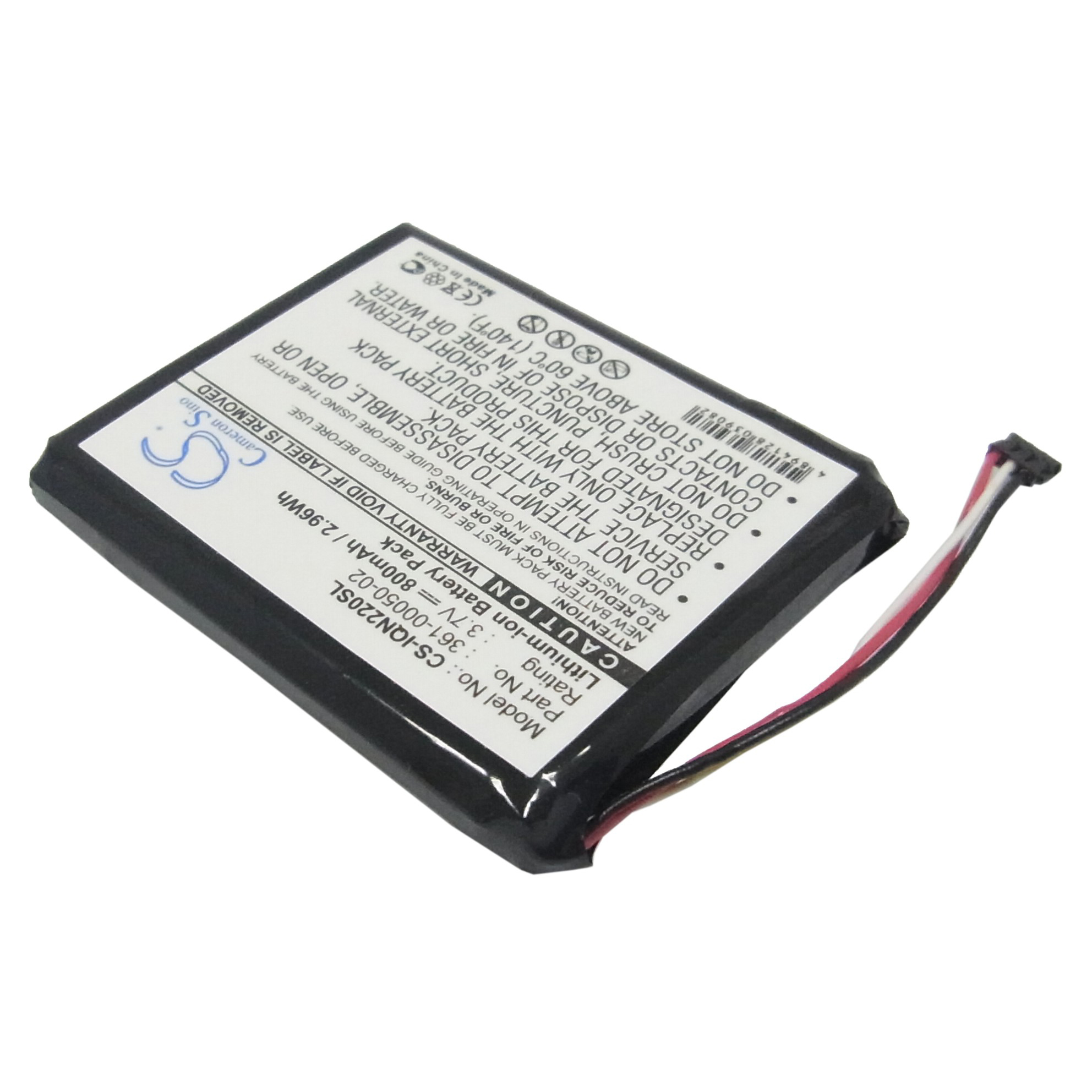 Battery for Garmin Nuvi 2250LT navigation device