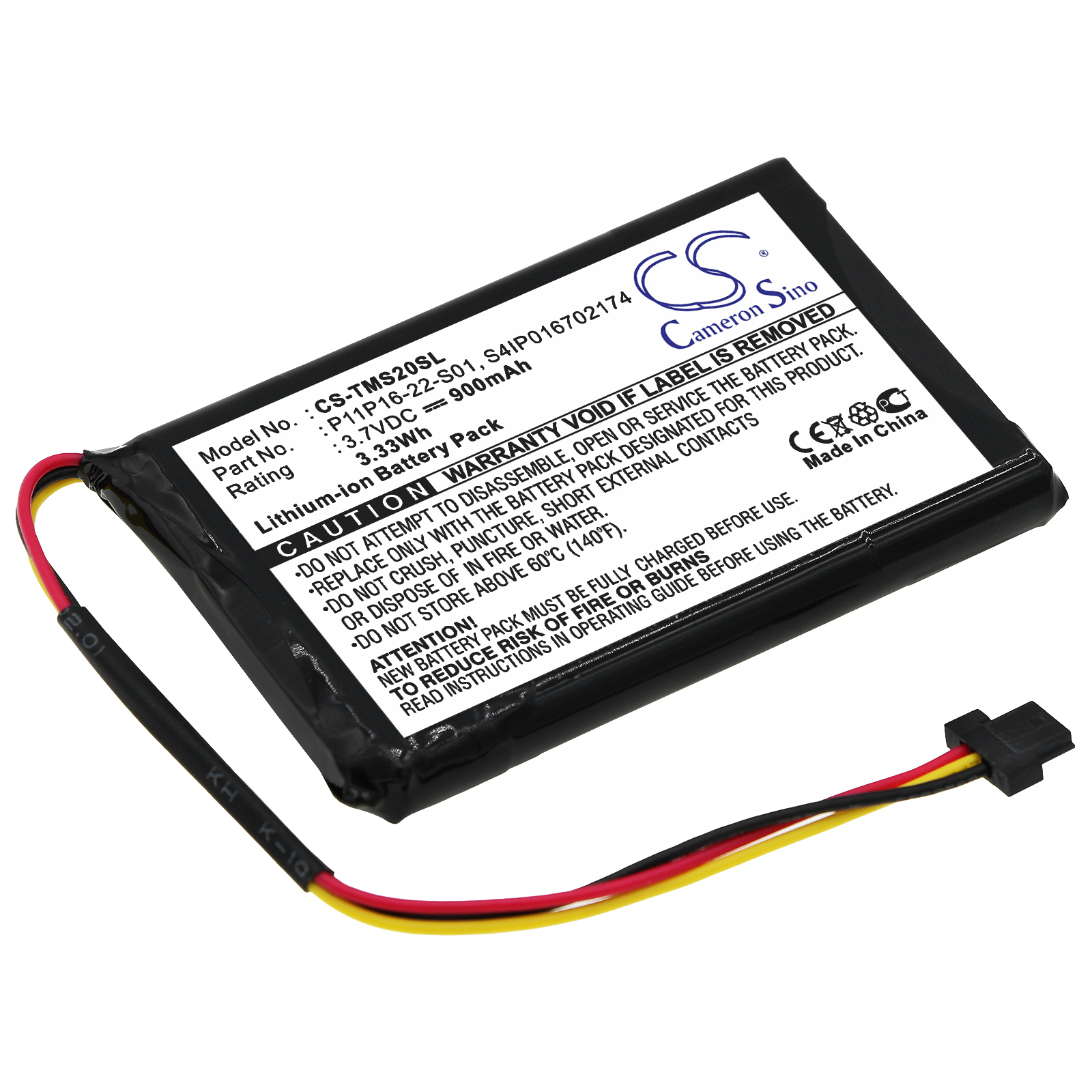 Батерия за навигация TomTom Start XL - 900 mAh