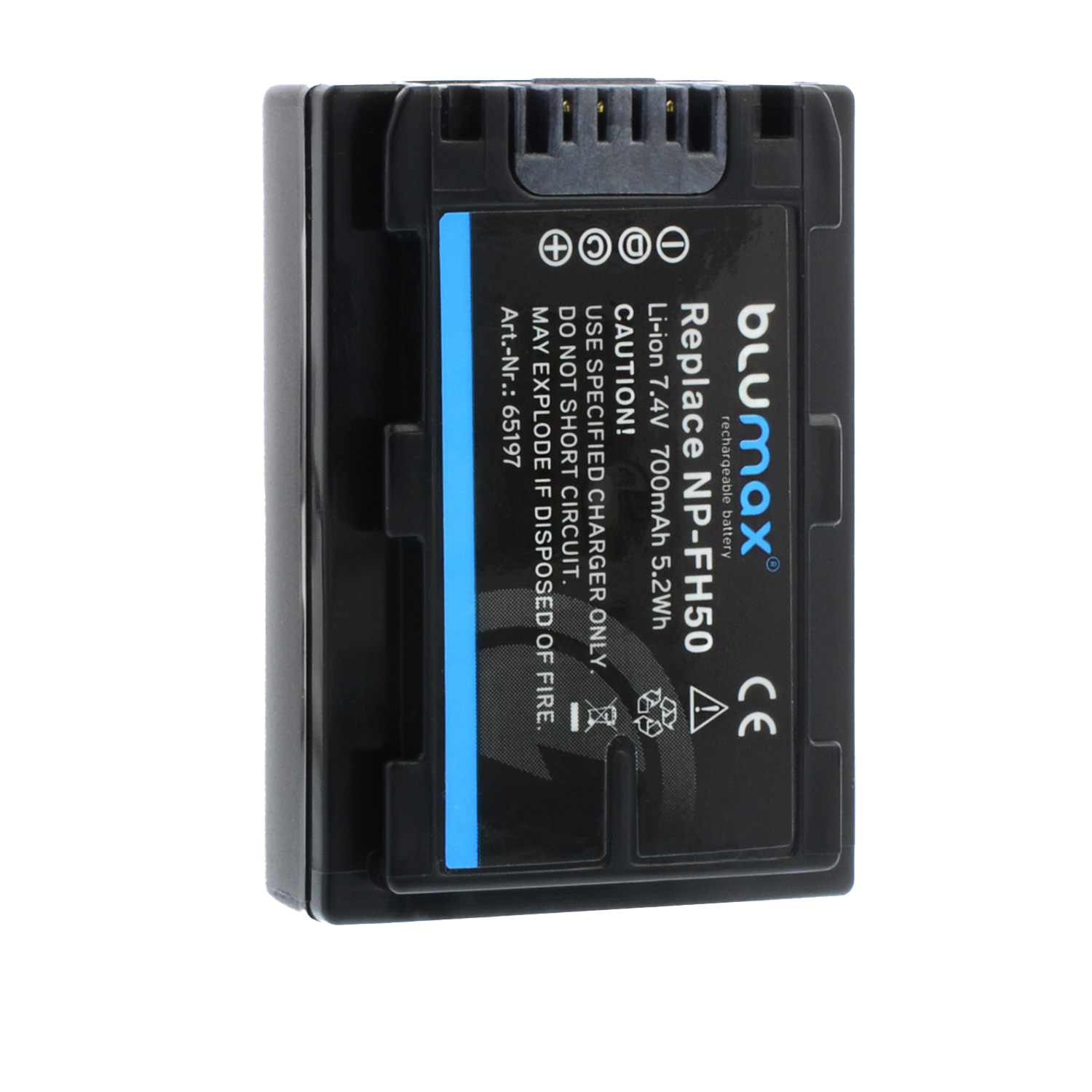 Battery for Sony NP-FH40, NP-FH50 700 mAh 7.4V Li-Ion
