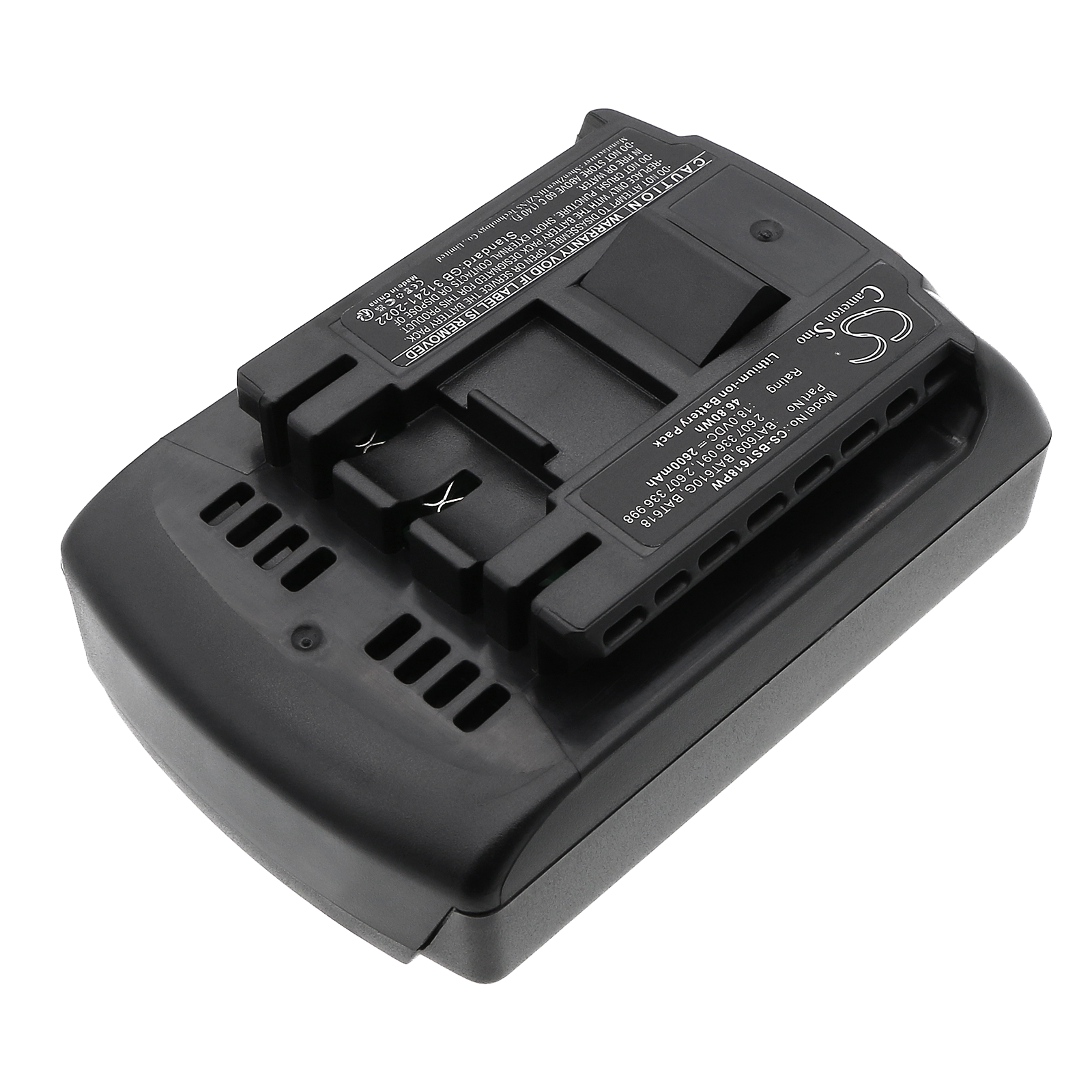 Power Tool battery for Bosch BAT609, BAT609G BAT610G - 18V 2600 mAh