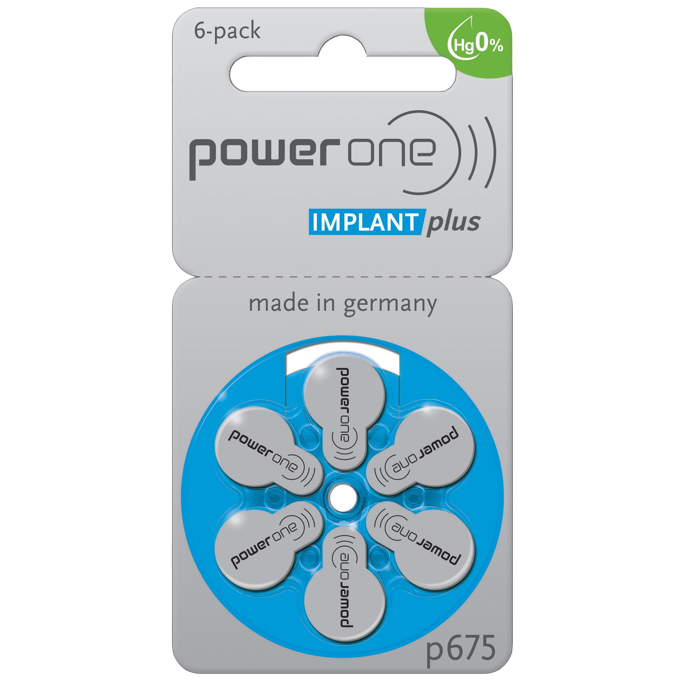 Batteries for cochlear implants 675 Impalnt Pro+ PowerOne