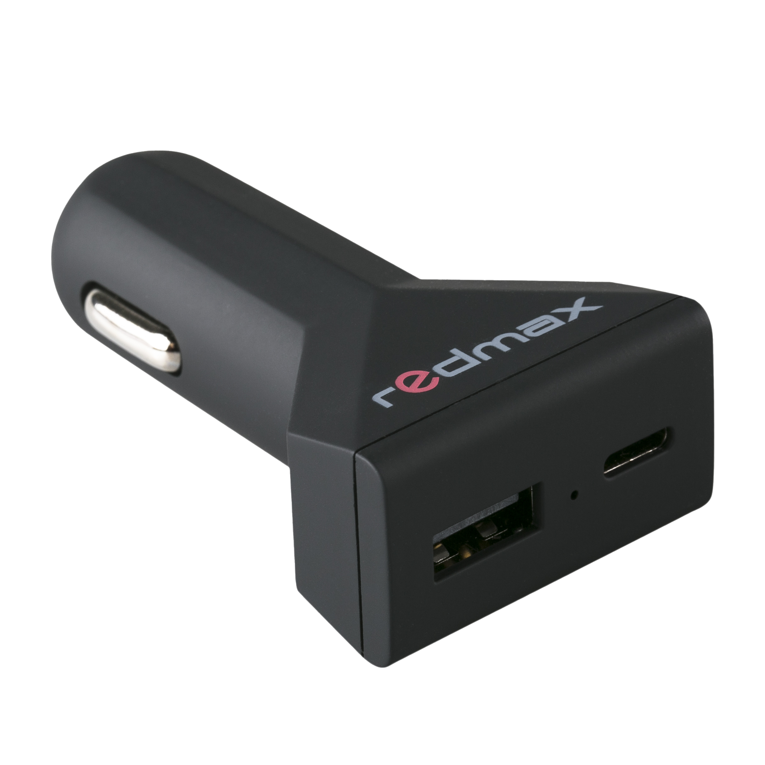 Dual USB Car Charger 1 x 2.4A USB-A + 1 x 3.0A USB Type-C