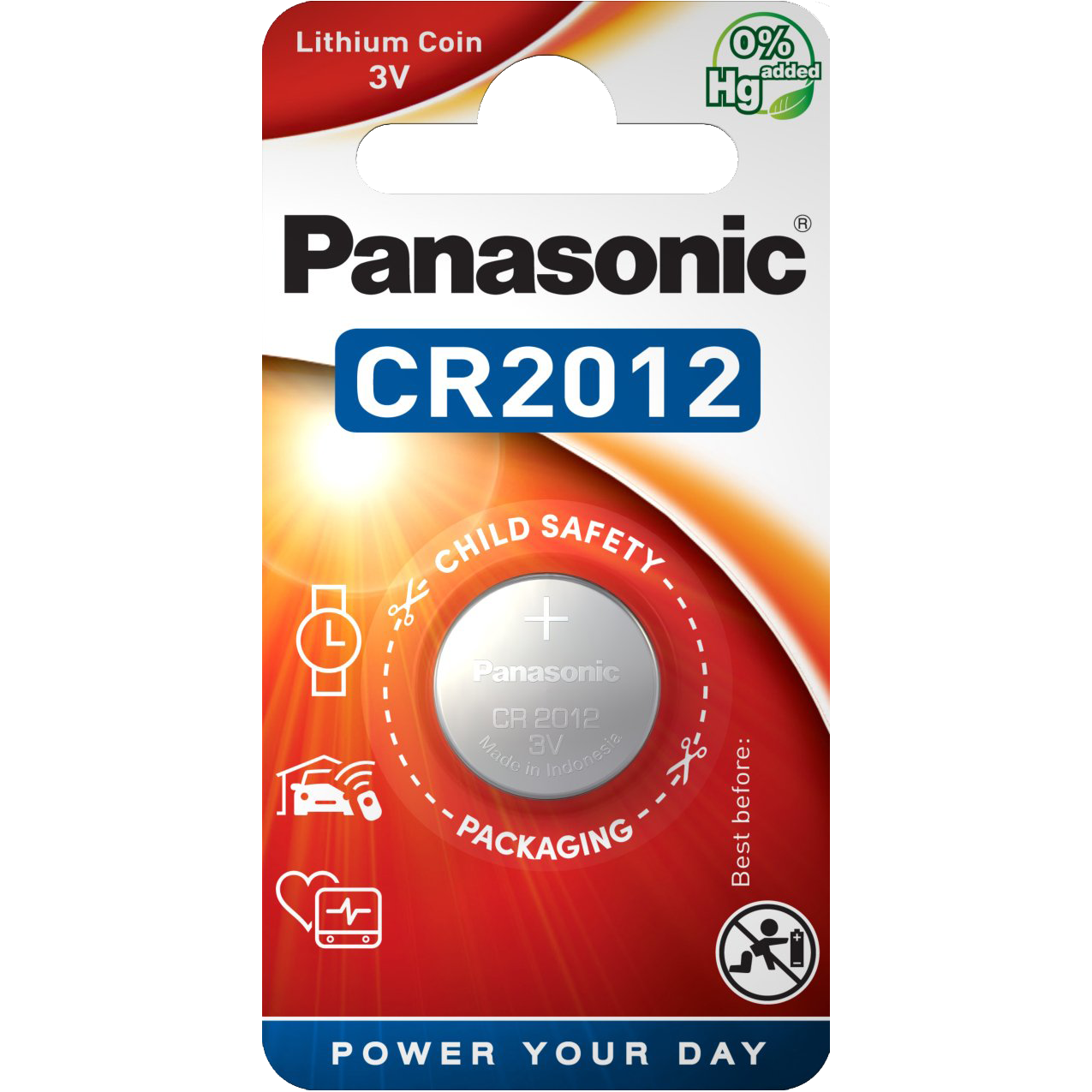 Panasonic CR2012 Lithium Battery CR2012 - 3V