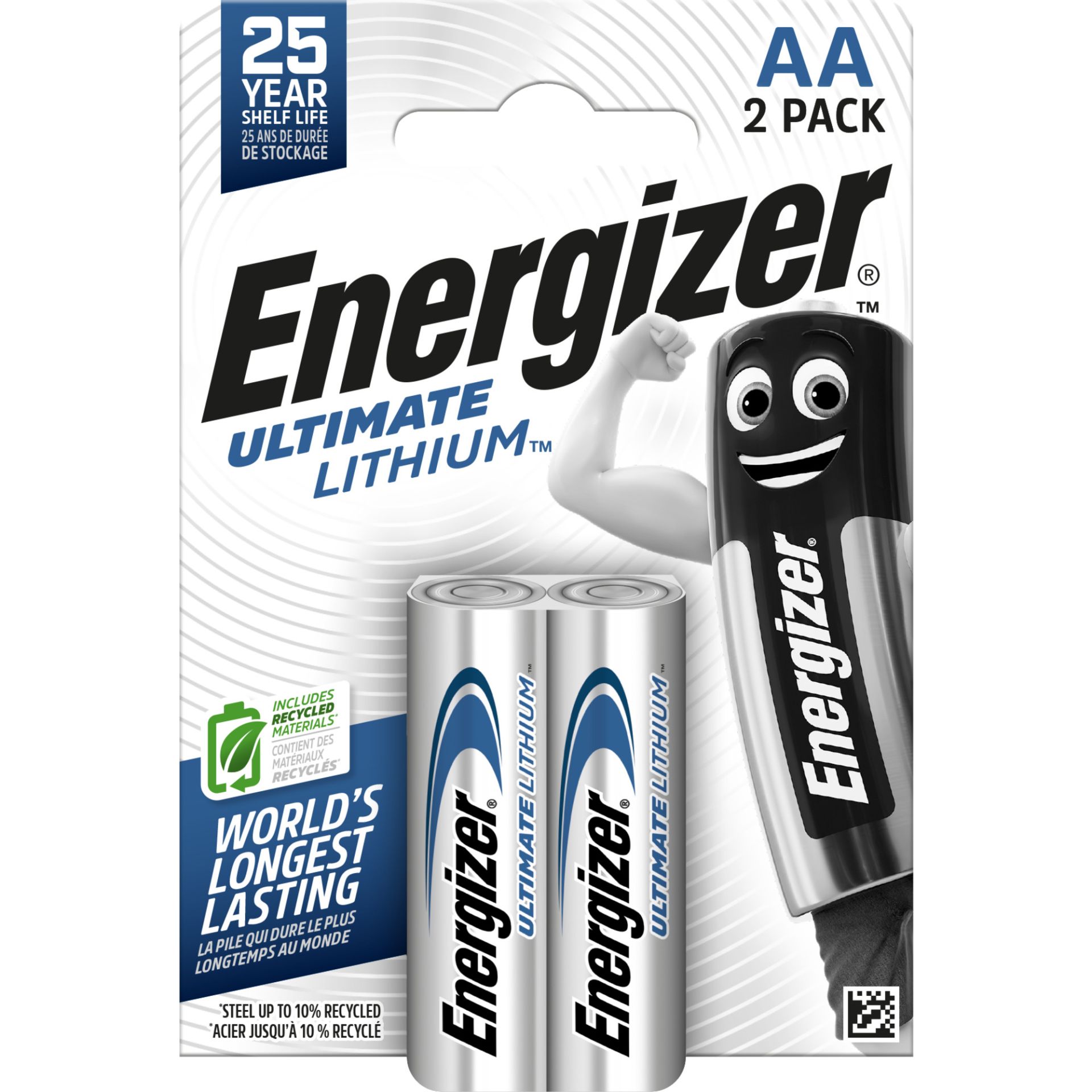 Energizer Ultimate Lithium AA Batteries - 2 pcs