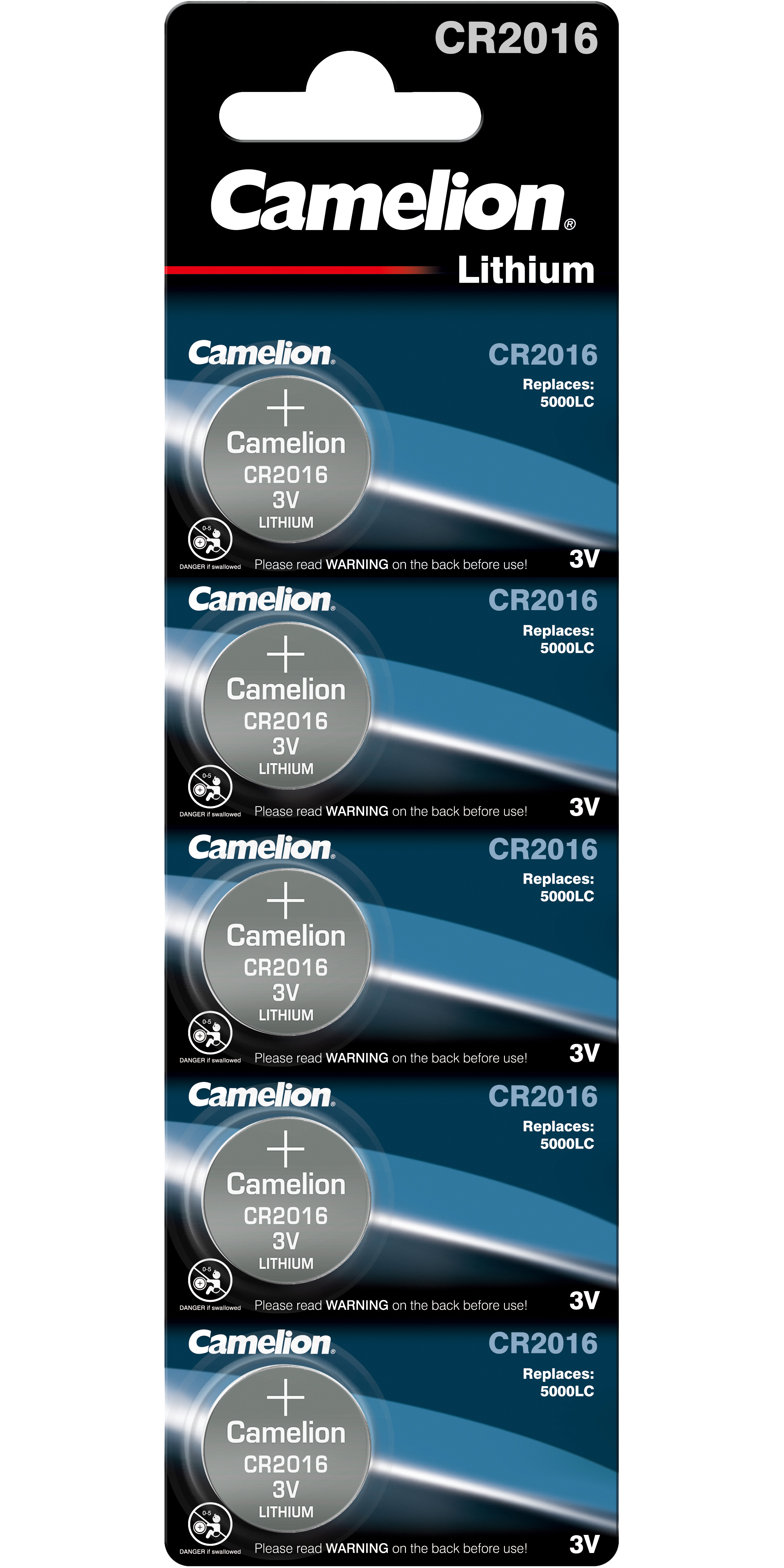 Литиеви батерии CR2016 Camelion CR2016 - 3V