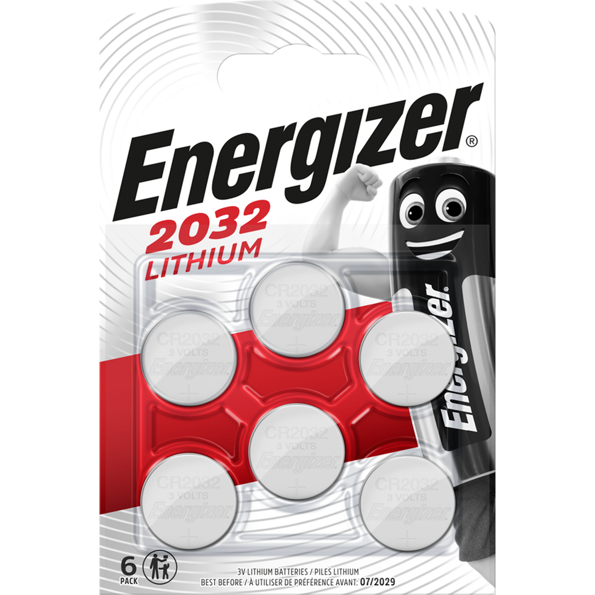 Lithium Batteries CR2032 Energizer ECR2032 - 3V - 6B