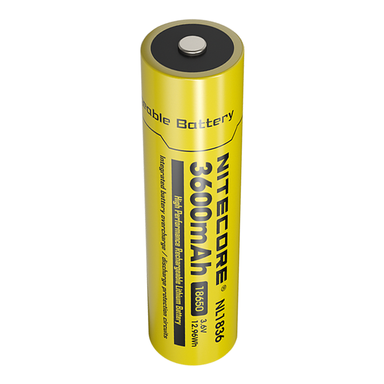 Lithium-ion Battery 18650 Nitecore - 3.6V 3600mAh + PCB