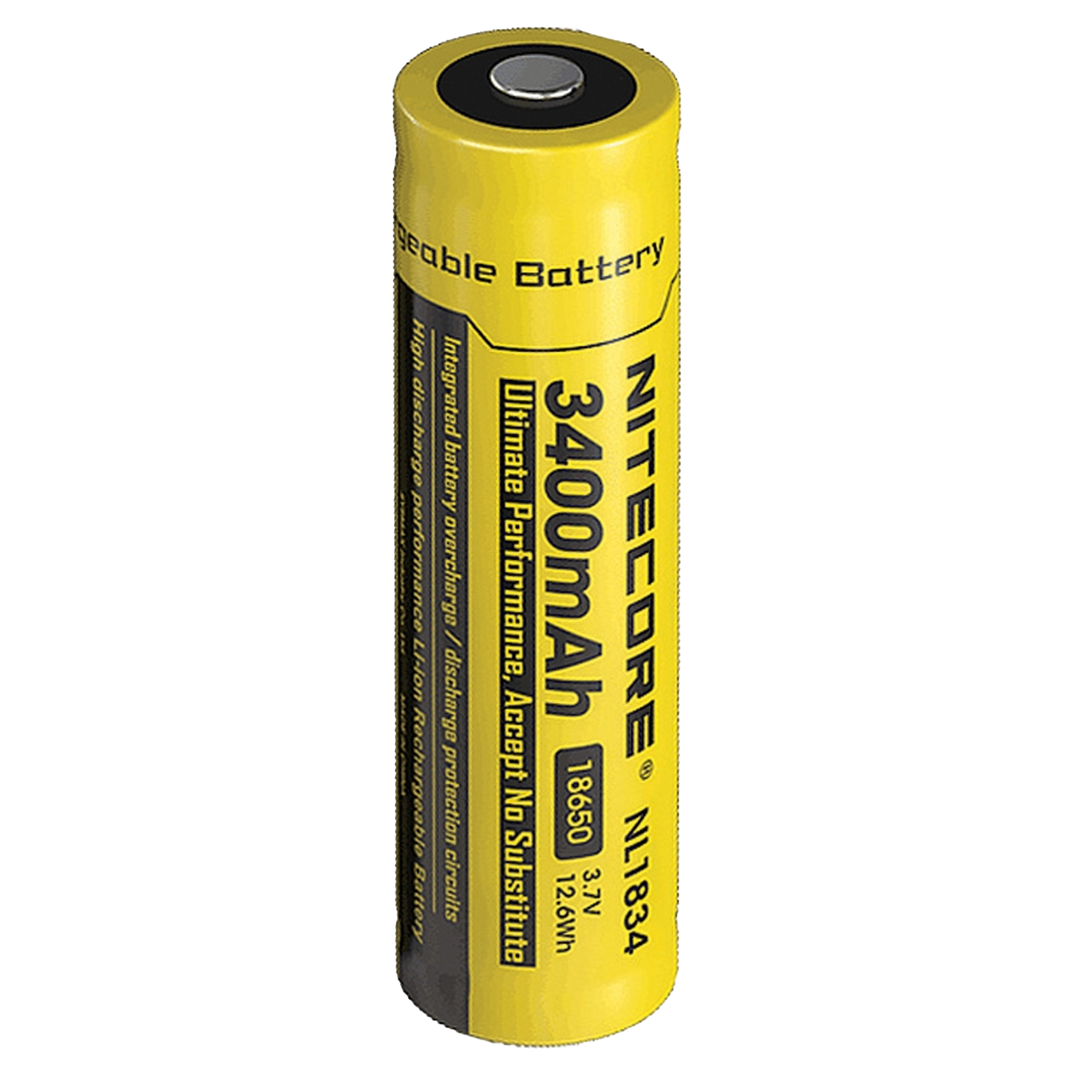 Lithium-ion Battery 18650 Nitecore - 3.7V 3400mAh + PCB
