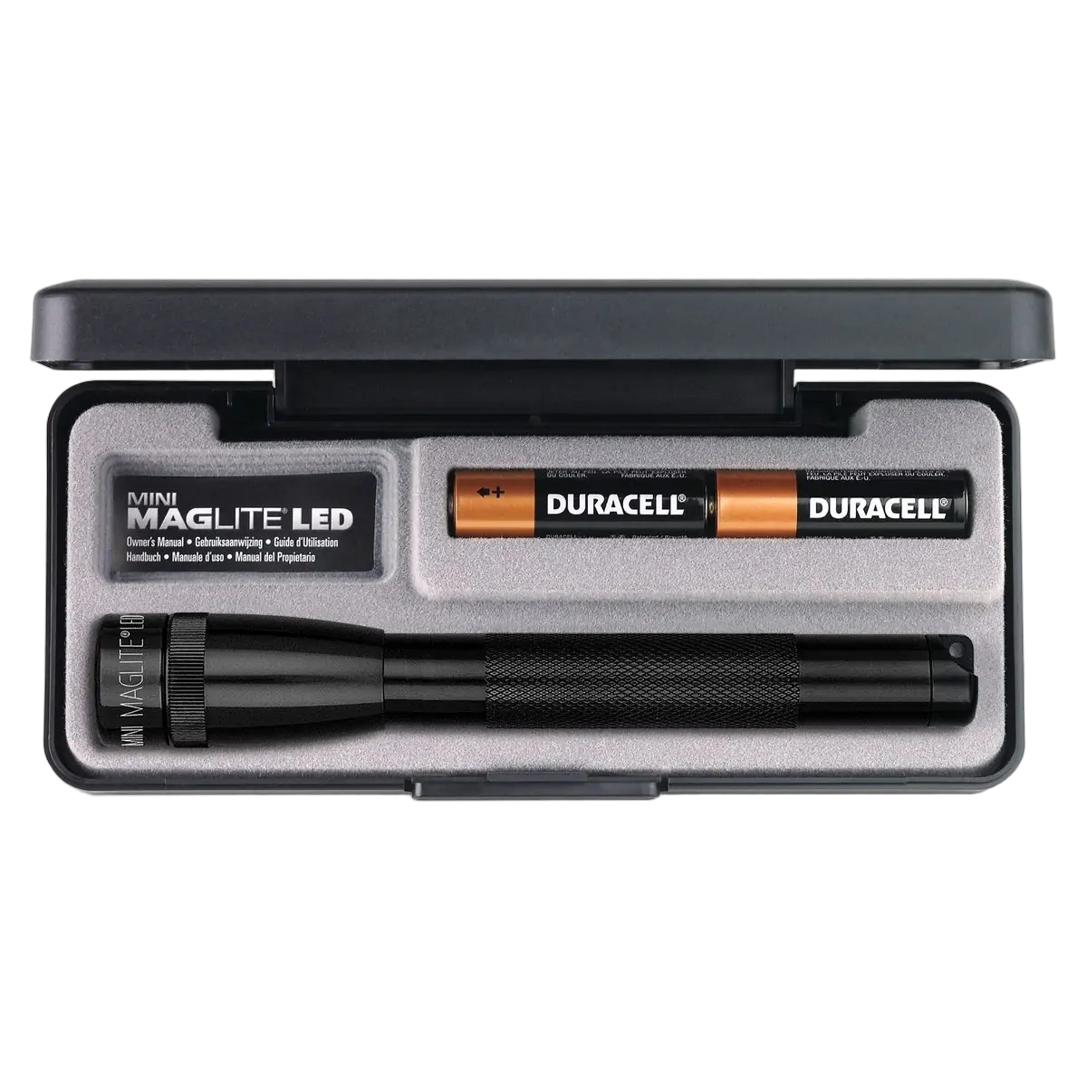 Mini flashlight Maglite LED 2AA with 2 AA batteries