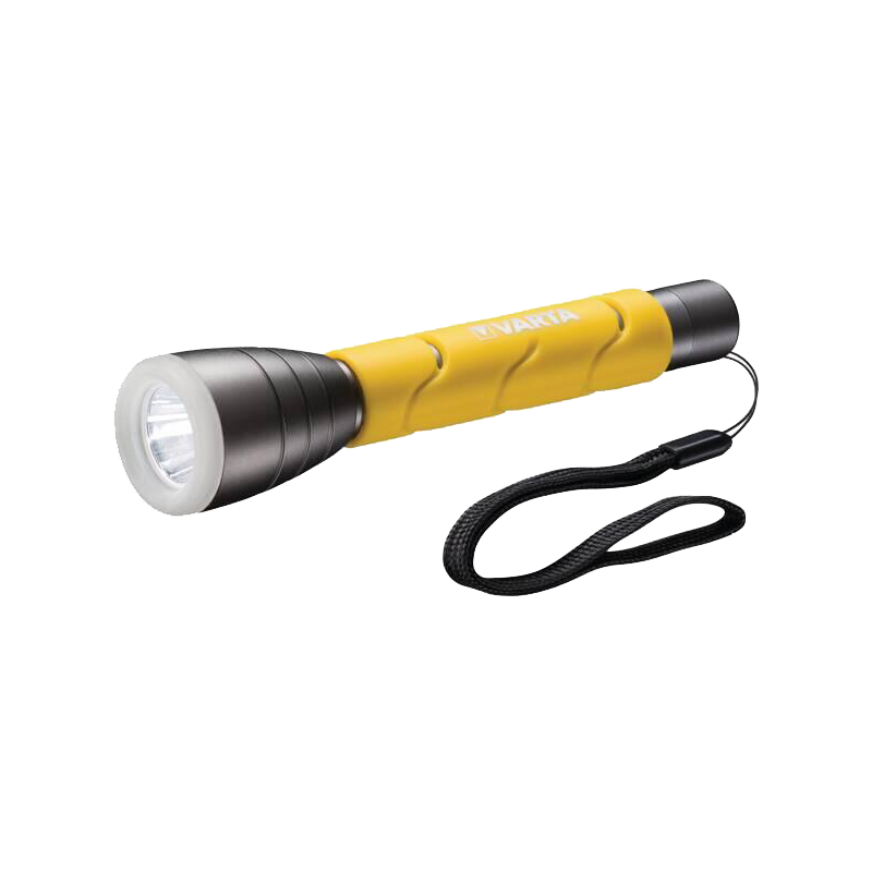 Varta Outdoor Sports F20 Hand Flashlight with 2 AA Batteries