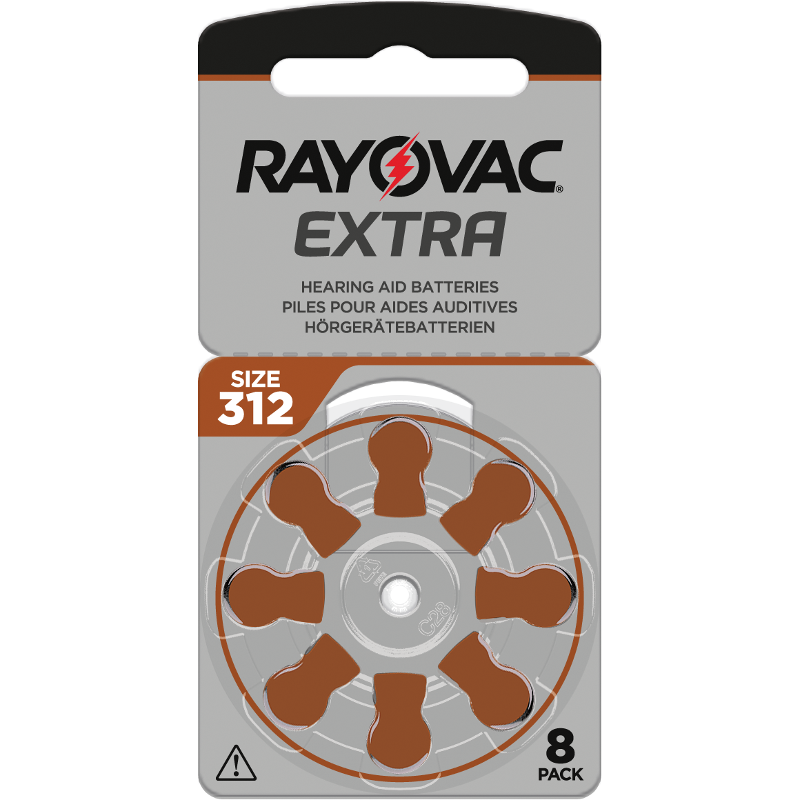 Rayovac Extra Advance size 312 PR41 hearing aid batteries