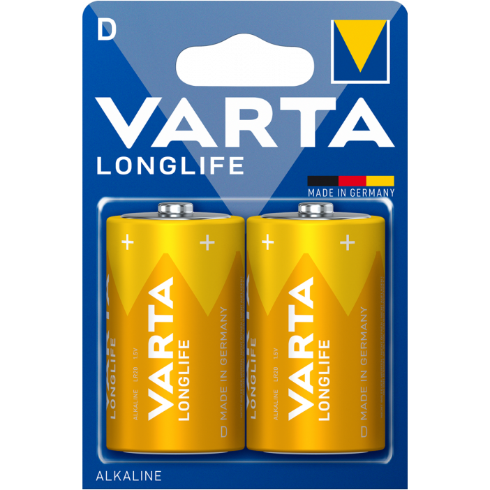 Varta Longlife LR20 D alkaline batteries