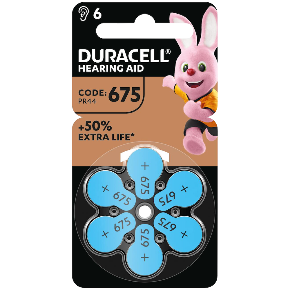 Duracell 675 Hearing Aid Batteries