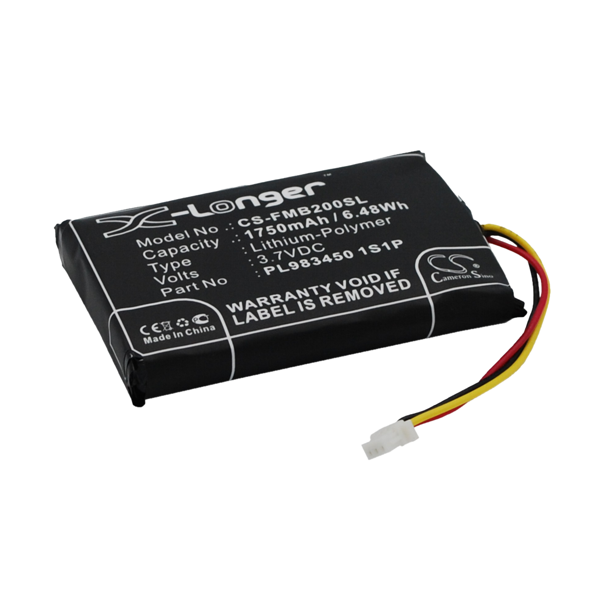 Battery for navigation Falcom Mambo 2 PL983450 1S1P - 3.7V 1750 mAh