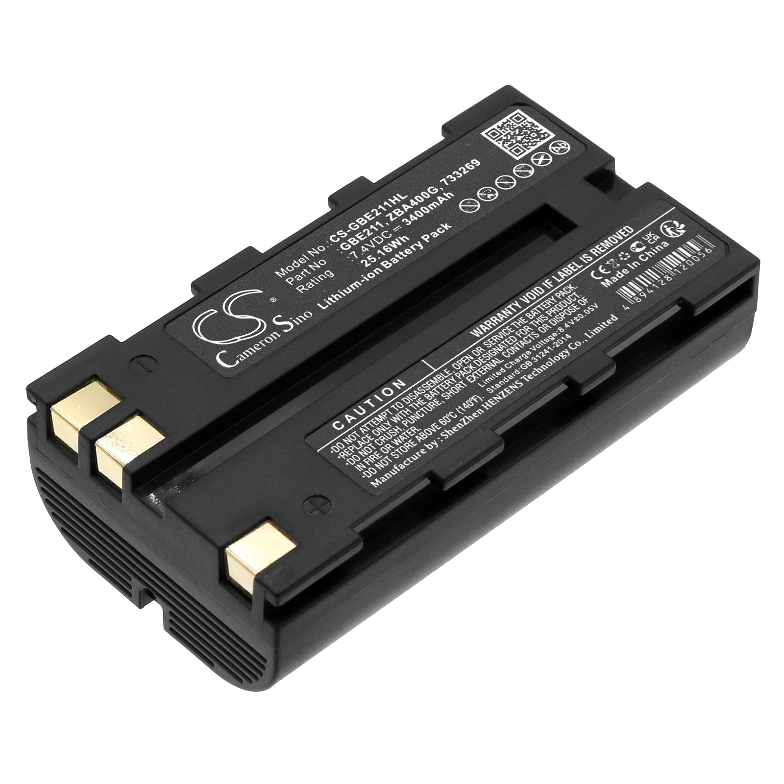 Battery for Leica ATX1200 GBE221 - 7.4V 3400 mAh