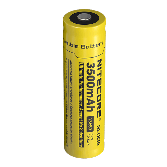 Nitecore 18650 lithium-ion battery 3500mAh with PCB